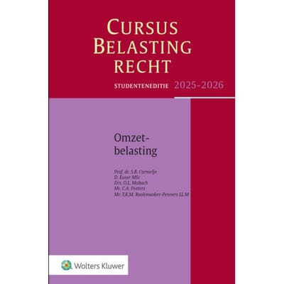 Cursus Belastingrecht Omzetbelasting / 2025-2026