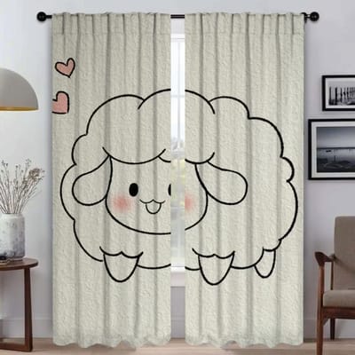Eenvoudig bedrukte antimuggen gordijnen voor woonkamer raamgordijn tule voor slaapkamer huis interieur gordijnen 2 stuks shades W50xH70cmx2pcs-CL