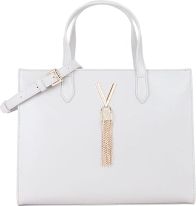VALENTINO handtas schoudertas Divina Shopping Bag Ghiaccio Lichtgrijs