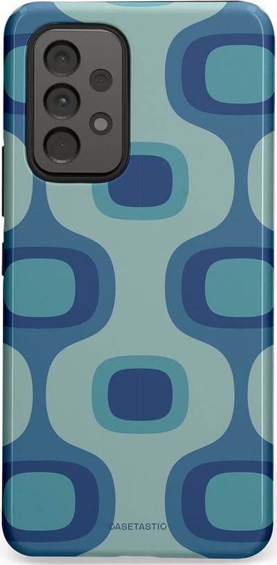 Casetastic Hoesje Geschikt voor Samsung A53 - Stijlvolle Beschermende Duo-layer Case - Vintage Flow
