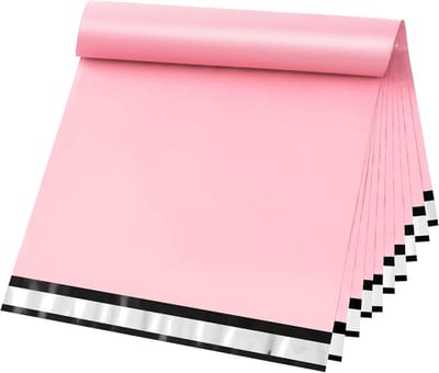 Poly Mailers 14,5x19 inch - Lichtroze Verzendzakken voor Kleding en Accessoires
