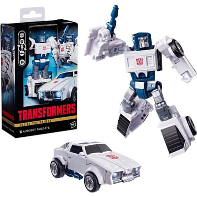 Transformers Age of the Primes Autobot Tailgate, Deluxe Class 13 cm Converting Action Figure, Robot Toys for Ages 8+