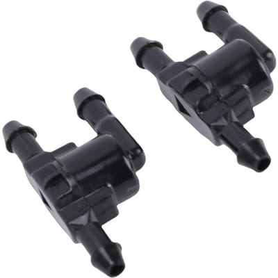 2 STUKS Auto Ruitenwisser Terugslagklep 8532128020 Vervanging voor ES300h 2013 2016 3-Poorts Ruitensproeierkop gray