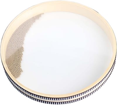 Oceaantrommel - Wave drum regenmaker - Muziek maken - Natuurlijk oceaangeluid - 10 inch - Natuurlijk
