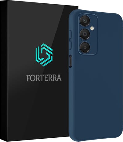 Hoesje Geschikt voor Samsung Galaxy A16 - Sterk & Shockproof - Siliconen Case - Hoes Cover - Donkerblauw