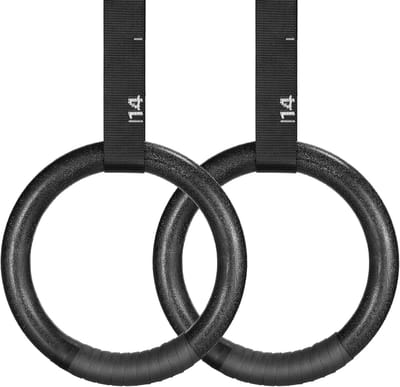 Gymnastiek Ringen - Fitness Ringen - Full Body Workout - Antislip Ontwerp - 28 mm - Houtkleur