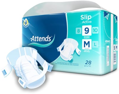 ATTENDS Slip Active 9 Medium - 4 pakken van 28 stuks