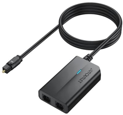 2-weg SPDIF Toslink optische digitale audio splitter