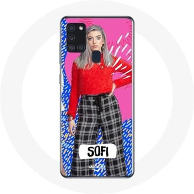 Coque Samsung Galaxy A21S Poursuis Tes Rêves Sofía Go! Vive a tu manera
