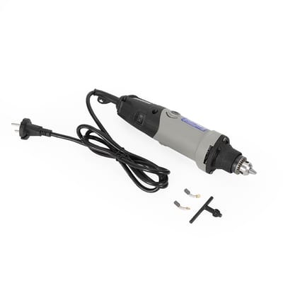 NAVOBIZ Rechte slijpmachine - Elektrische slijper - Precisie slijper - 400W - 6 snelheden - Ergonomisch ontwerp - Grijs ontwerp