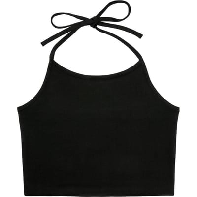Brandit Halternecks - Women Neckholder Top - L tot 3XL - voor Vrouwen - zwart