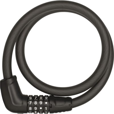 ABUS kabelslot Tresor 6412C - cijferslot, individueel instelbaar - stalen kabel met kunststof omhulsel - ABUS-Security Level 4 - 85 cm