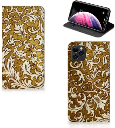 Telefoon Hoesje Apple iPhone 11 Pro Max Barok Goud