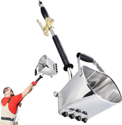 Zementtrechter - Pleistergereedschap - Bouwwerkzaamheden - Pneumatische aandrijving - 395 x 24 x 207 cm - Niet gespecificeerd