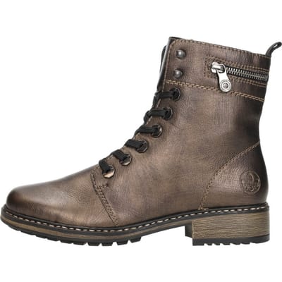 Rieker dames veterboot - Brons - Maat 40