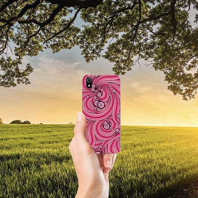 Back Cover voor Xiaomi Redmi 7A Hoesje maken Swirl Pink