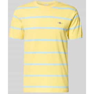Regular Fit T-shirt met logo-stiksel