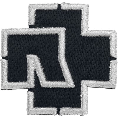 Rammstein Patch - Rammstein Logo - voor Geen - zwart
