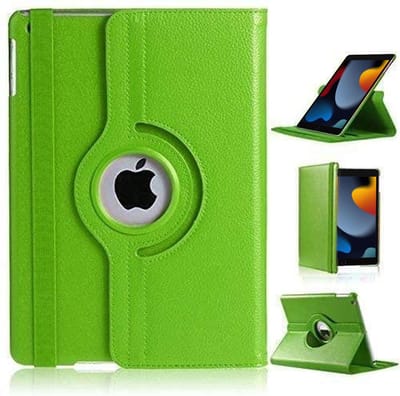 Hoes geschikt voor iPad 2021 / 2020 / 2019 (9e/8e/7e Generatie / 10.2 inch) - 360° draaibare Bookcase - Groen