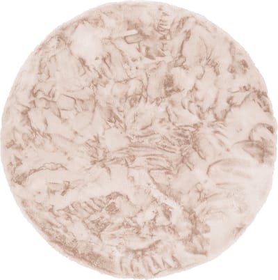Pergamon Luxe Super Zachte Bont Vloerkleed Tapijt Plush Rond