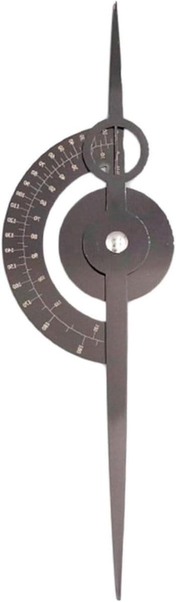 Wenkbrauwklauw - Meetinstrument - Wenkbrauwen Vormgeven - Gouden Verhouding - 16x3cm - Zwart