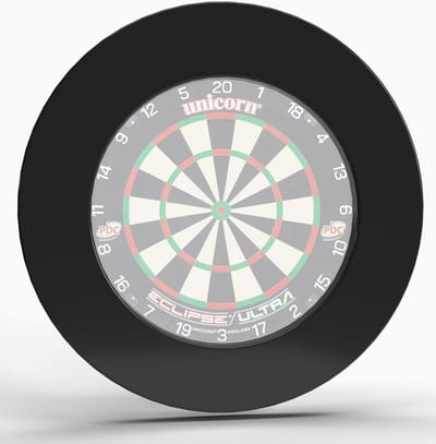 Dartbord Rand - Muur bescherming - Beschermt de muur - Geen montage nodig - Universele maat - Zwart