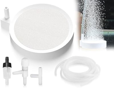 Luchtsteenset Nano - Super Tiny Bubbles - Geruisloze Bubbelsteen - Diffuser voor Opgeloste Zuurstof - Hoge Kwaliteit - Efficiënt Werkingsproces - Luchtpomp