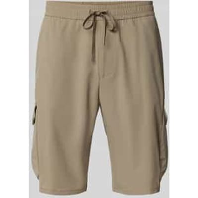 Tapered fit bermuda met cargozakken