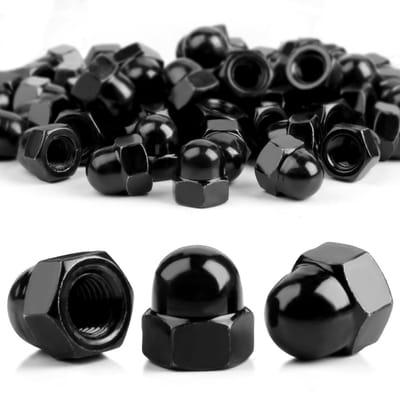 Set van 50 M5 Galvaniseerde Zeskant Moeren - Hoge Kwaliteit Cap Nuts voor Fietsschroeven en Draadstangen