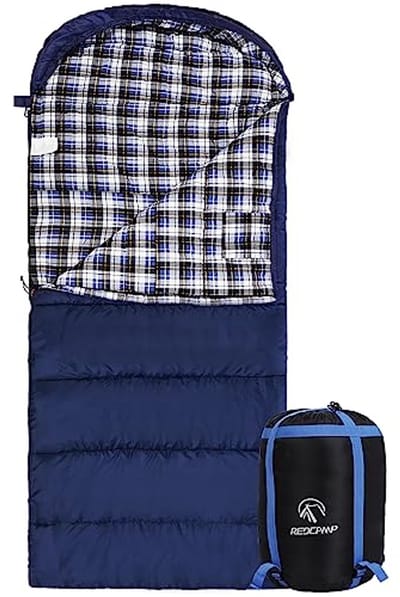 XL Flanellen Slaapzak voor Volwassenen - Comfortabel en Compact - Ideaal voor Kamperen