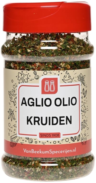Van Beekum Specerijen - Aglio Olio Kruiden - Strooibus 120 Gram