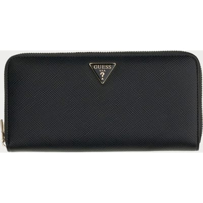 GUESS portemonnee Danielle SLG Zip Around Wallet Black zwart