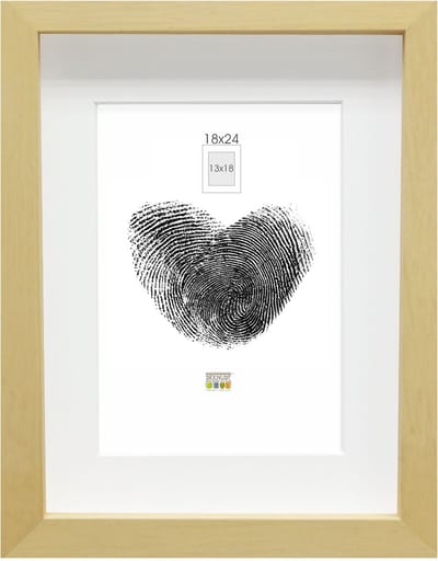 Deknudt Frames fotolijst - naturel - passe-partout - 13x18 / 18x24 cm