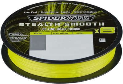 Gevlochten Vislijn Geel 300m - 0.11mm - Sterk & Stil