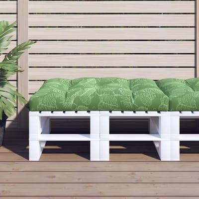 Palletkussen met patroon - Kussen voor bank - Buiten zitten - Waterafstotend polyester - 120 x 80 x 12 cm