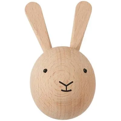 Houten mini haakkonijn voor kinderen OYOY Living Design