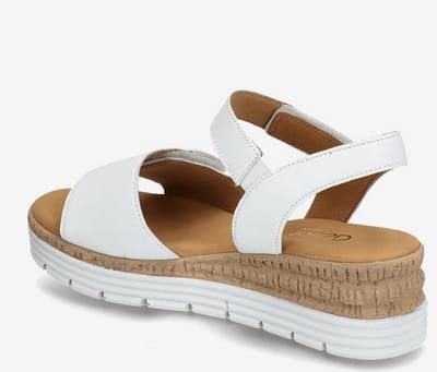 Gabor Damen Sandalette Genua in weiss