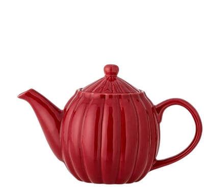 Bloomingville Theepot aardewerk rood Latina 1L