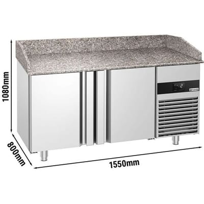 GGM Gastro Pizzakühltisch PREMIUM - 1550x800mm - mit 2 Türen