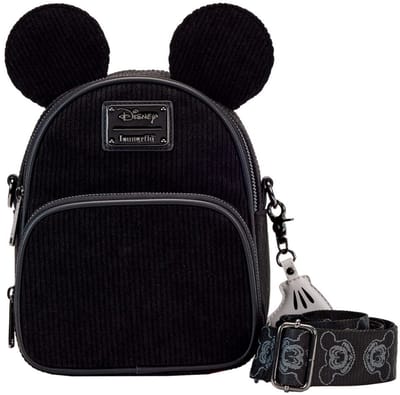 Loungefly Disney by Loungefly Crossbody Mickey Mouse 100th Anniversary Corduroy Bags