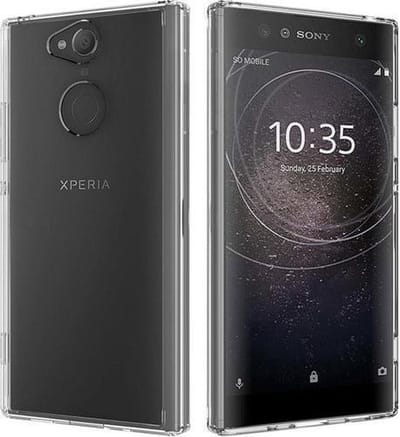 Transparant Tpu Siliconen Backcover Hoesje Geschikt voor Sony Xperia XA2