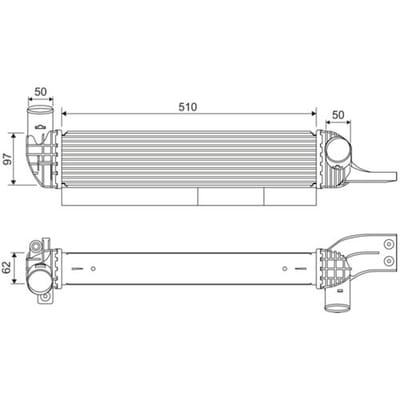Intercooler VALEO 822923