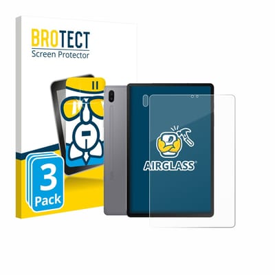 Screenprotector 3 Stuks voor Samsung Galaxy Tab S6 2020 (Voor+Camera) Beschermglas transparant