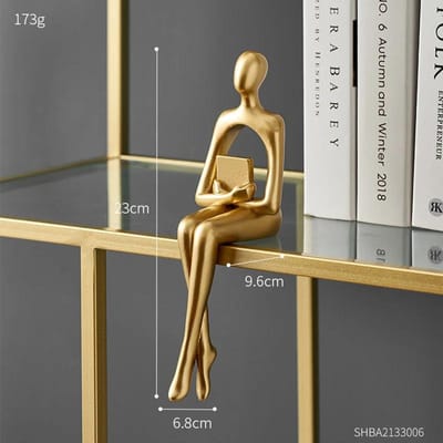 Figurine simple Art Statue Décoration Maison Amant Sculpture Ornement Décor de bureau Couple Sculpture Art Moderne Œuvre d'art