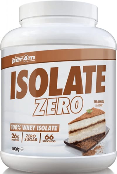 Per4m Whey Isolate Zero (2000g) Tiramisu - Eiwitten - Wei-eiwit isolaat