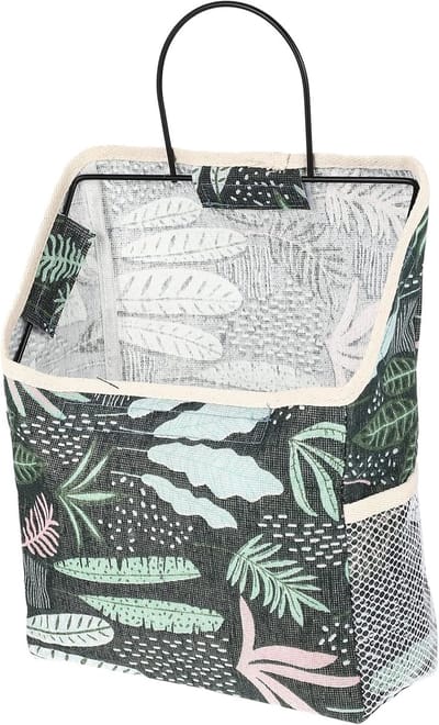 Hangende Opbergtas - Muur Organizer - Thuis Opbergen - Met Haak - 38 x 22 x 9.5 cm - Grijs