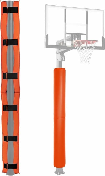 Basketbalpaal bescherming - Paal kussen - Veilig sporten - Universele pasvorm - 72 inch lengte - Oranje