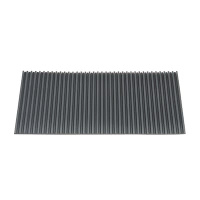 BERGEON Gereedschapsmat 5965-D – Rubber – Geribbeld – Zelfklevende achterkant – Grijs