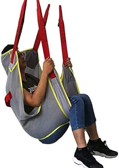 Patiënten Transferband - Lifband Douche Hulp - Veilig Verplaatsen Patiënten - Verdeelde Been Ontwerp - 230 kg - Grijs