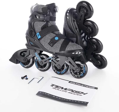 Skeelers - Inline skates - Sportief skaten - Aluminium frame - 84 mm - Zwart